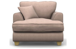 Heart of House Hampstead Fabric Chair - Mushroom